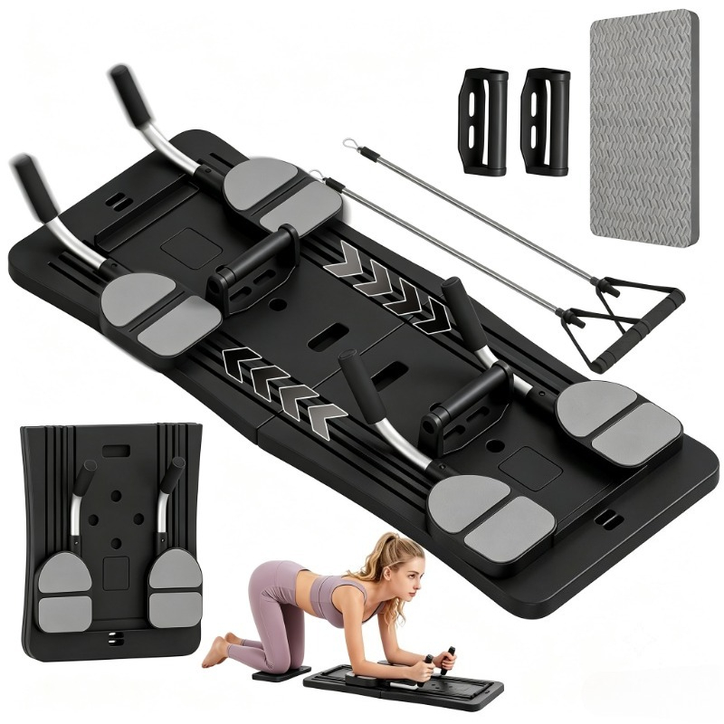 접이식 다기능 홈 운동 보드, 저항 밴드가 포함된 휴대 - Push Up Board Foldable Multi Function 리뷰 및 가격